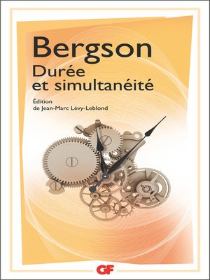 cover image of Durée et simultanéité